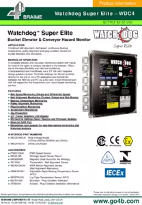Product Datasheet - WDC4 (Watchdog Super Elite)